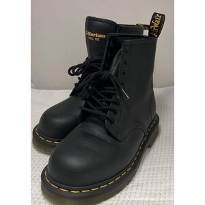 Dr. Martens  ASTM F2413-18 Leather Steel Toe slip resistant work boots Ladies 7